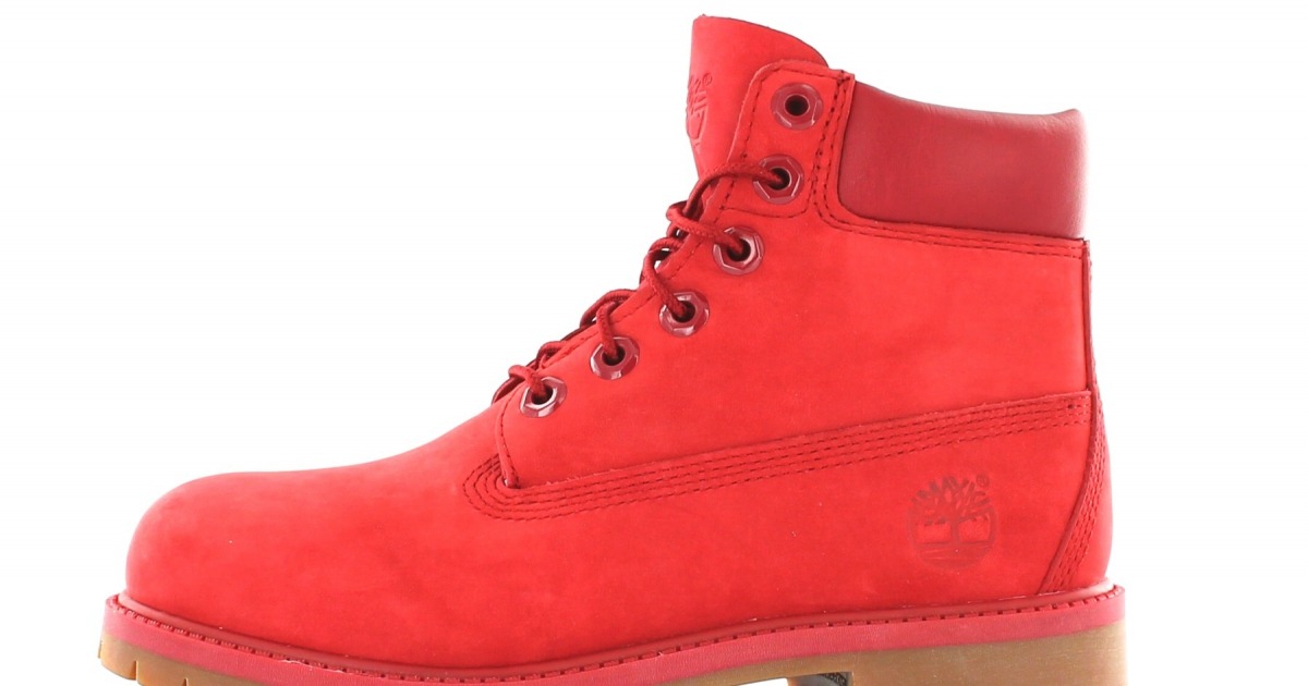 Timberland rouge shop pour femme